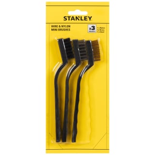 Stanley Wire & Nylon Mini Brushes 3pk