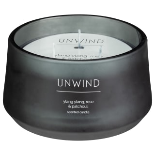 Large 3 Wick Scented Candle Unwind - Ylang Ylang Rose & Patchouli
