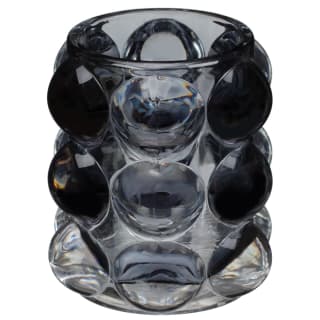 Glass Bubble Candle Holder - Black
