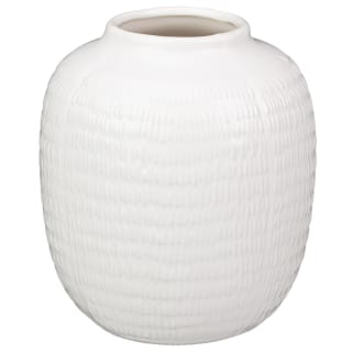 Rounded Crinkle Textured Vase