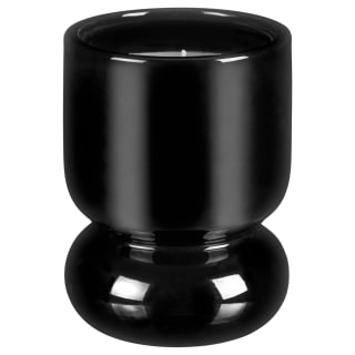 Large Round Base Candle Holder - Black