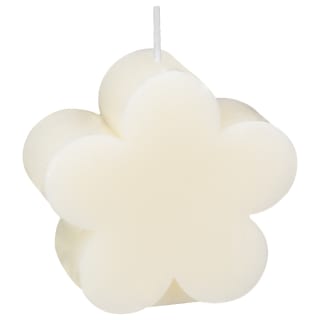 Flower Candle - White