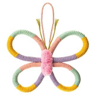 Butterfly Hanging Decoration - Pink