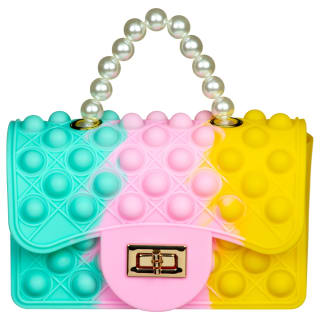 Popper Handbag - Pink