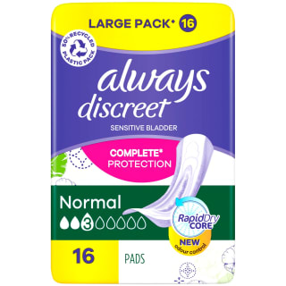 Always Discreet Normal Strength Large Pack 16pk