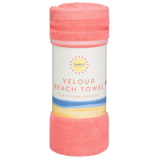406205-plain-velour-beach-towel-pink-2