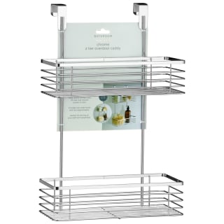 2 Tier Hanging Bathroom Caddy - Chrome