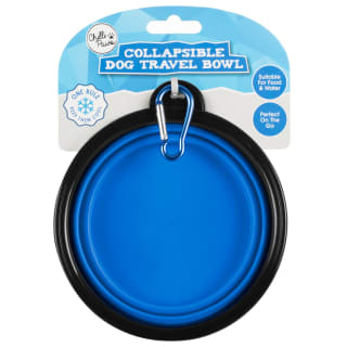 Chilli Paws Collapsible Dog Travel Bowl - Blue
