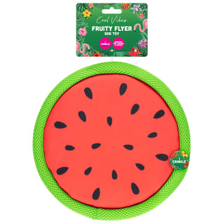 Cool Vibes Fruity Flyer Dog Toy - Strawberry