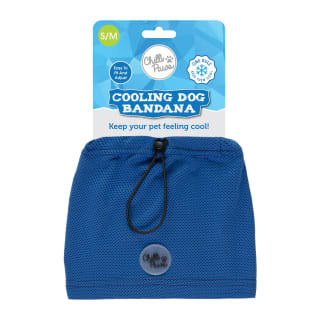 Chilli Paws Cooling Dog Bandana - S-M - Blue