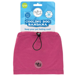 Chilli Paws Cooling Dog Bandana - S-M - Pink