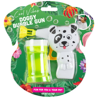 dog bubble gun