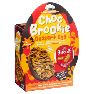 Biscoff Milk Chocolate Brookie Easter Egg 105g