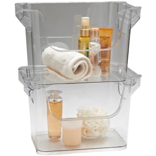 Clear Stackable Caddy - Medium
