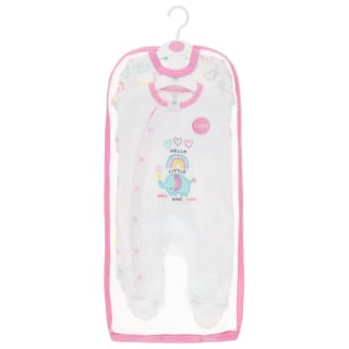 Baby Sleepsuit 2pk - Hearts