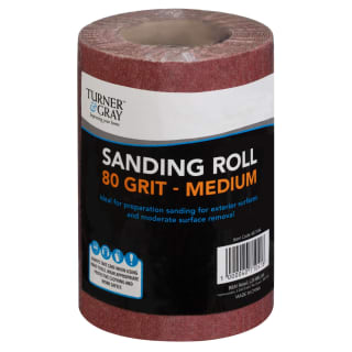 Turner & Gray Sanding Roll - 80 Grit Medium