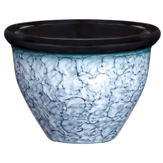 Glazed Effect Plastic Planter - Blue