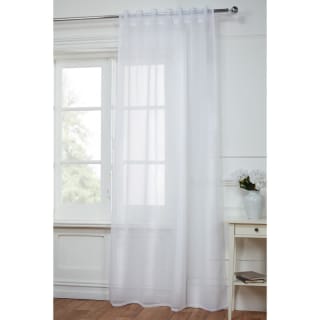 Home Collection Amber Voile 55 x 90&quot; - White
