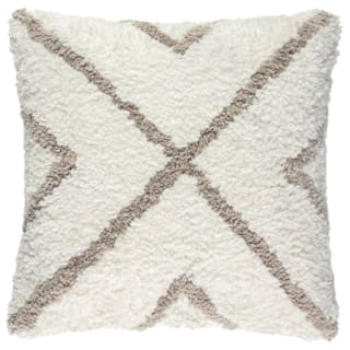 Home Collection Luana Boucle Geo Cushion - Natural