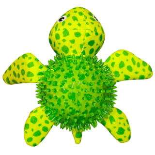 Cool Vibes Spiky Turtle Dog Toy - Green