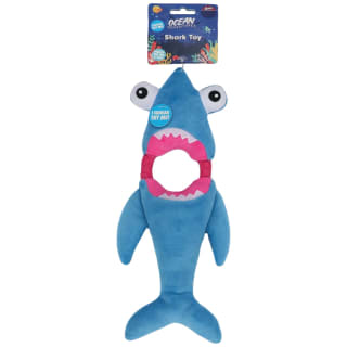 Ocean Adventures Shark Dog Toy - Blue