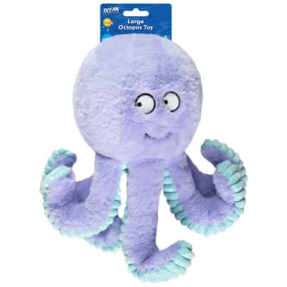 Ocean Adventures Large Purple Octopus Dog Toy