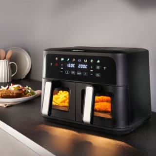 Blaupunkt Express Dual Air Fryer With Viewing Window