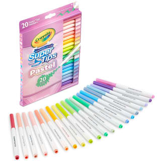 Crayola Super Tips Pastel Markers 20pk