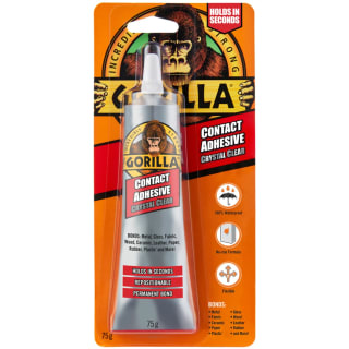 Gorilla Crystal Clear Contact Adhesive 75g