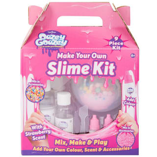 Oozey Goozey Make Your Own Slime Kit 9pc - Strawberry Scent