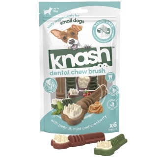 Knash Dental Chew Brush 6pk - Small Dogs