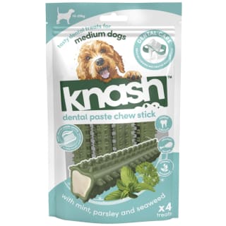 Knash Dental Paste Chew Stick 4pk - Medium Dogs