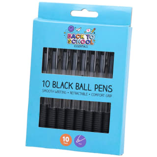 Ballpoint Pens 10pk - Black