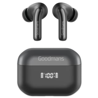 Goodmans True Wireless Noise Cancelling Earbuds - Black