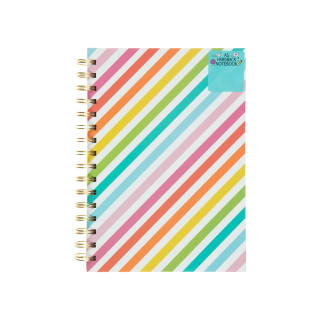 A5 Hardback Notebook - Stripes
