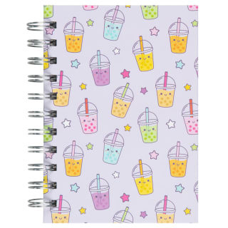 A6 Hardback Notebook - Bubble Tea