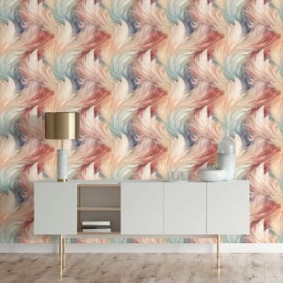 Muriva Multi-Coloured Plumes Wallpaper