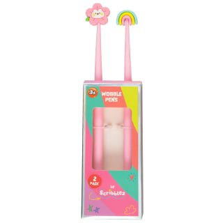Scribblez Wobbly Pens 2pk - Rainbow
