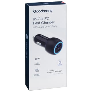 Goodmans In-Car PD Fast Charger