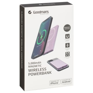 409877-goodmans-5000mah-magnetic-wireless-powerbank-pink