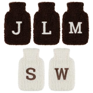 Alphabet Boucle Hot Water Bottle - Assorted