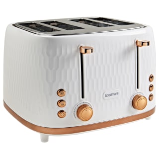 410218-goodmans-honeycomb-white-rose-gold-toaster