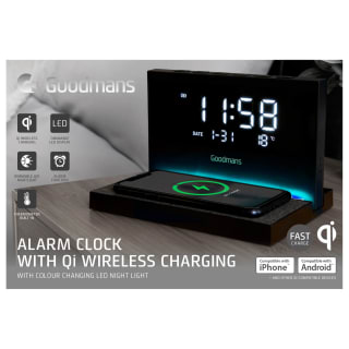 410223-goodmans-alarm-clock-with-wireless-charging-black