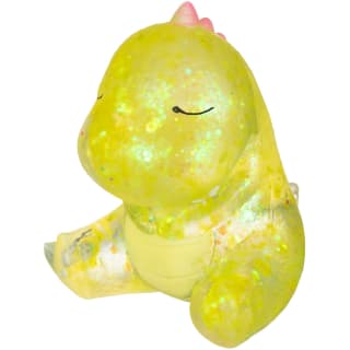 Squishy Dino - Glitter Yellow