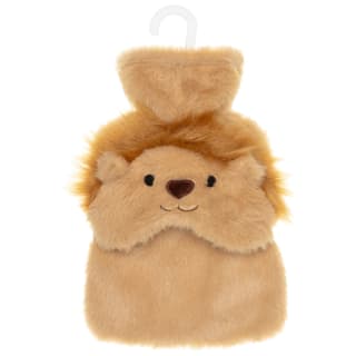 Lion Hot Water Bottle with Eye Mask