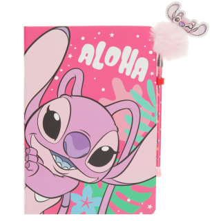 Lilo & Stitch Notebook & Pen - Pink
