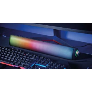 Goodmans Gaming Soundbar with Colour Changing LED Lighting