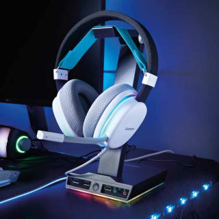 Goodmans Elite Gaming Headset with Boom Style Mic - White