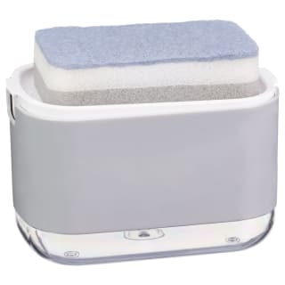 410614--house-proud-refillable-liquid-dispenser-and-sponge-caddy-grey-2