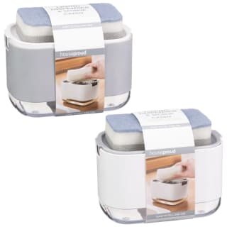 410614--house-proud-refillable-liquid-dispenser-and-sponge-caddy-group
